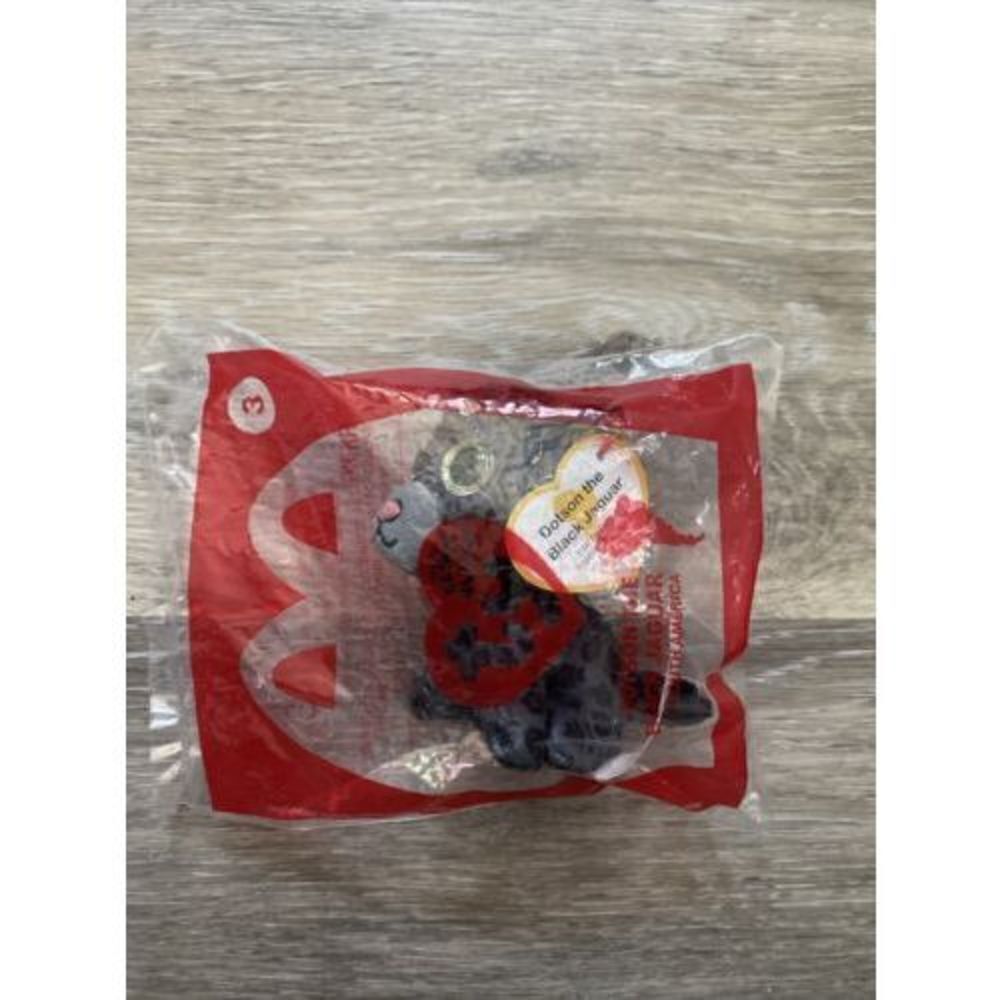 McDonalds Happy Meal TY Teenie Beanie Boo's 2021 #3 Dotson the Black Jaguar